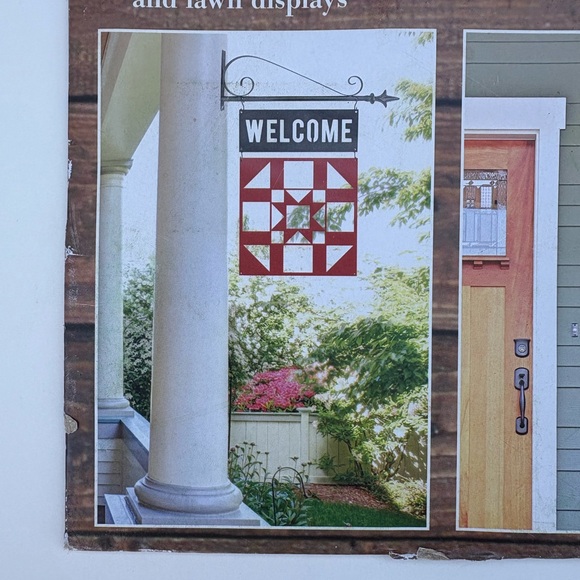 Americana Quilts Decorative Indoor Outdoor 12x12 Wall Hanging Metal Art NIB - Picture 4 of 5